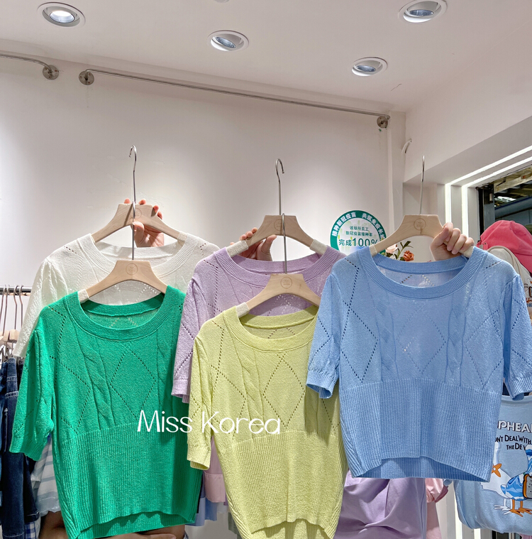 [Miss Korea] Korean version net version fashion sweater 6753\hbx