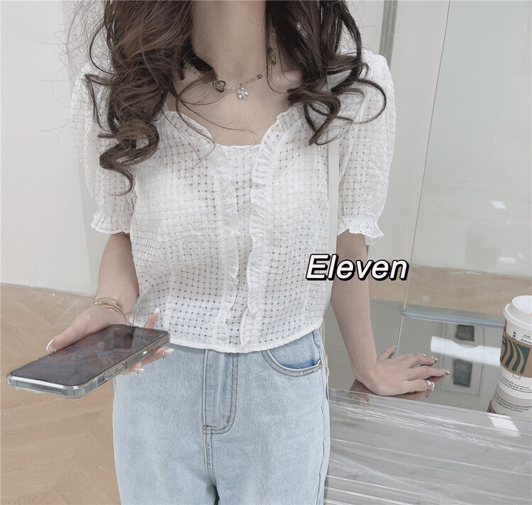 [eleven] Japanese fungus edge aging shirt 2556 \pcz