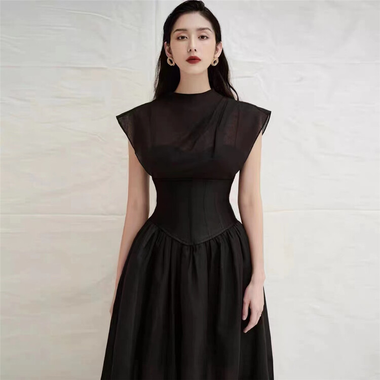 [Bala Bala] ⻥⻣ Chiffon French retro dress 6376\pcz