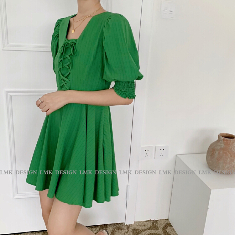 [LMK] Korean style bandage dress lmk2150\hjy