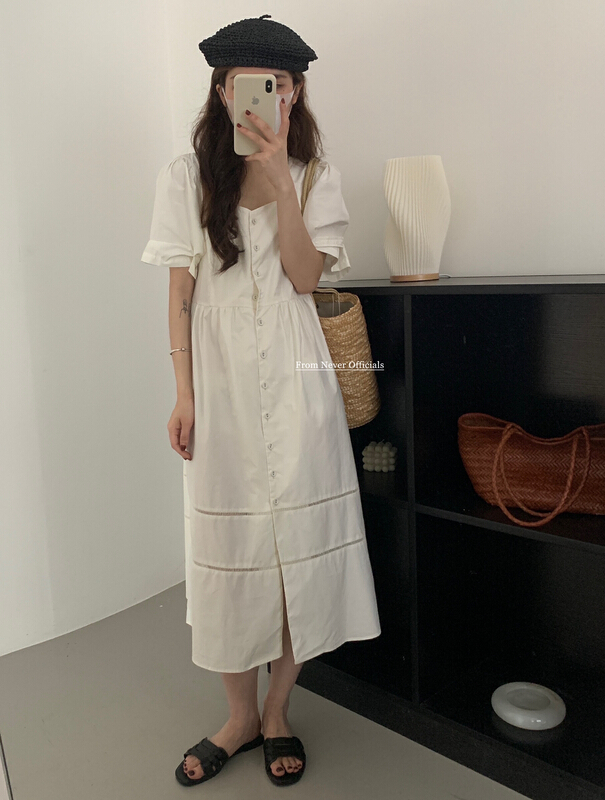 [jin.c] skirt hollowed out design dress h3111\xyy