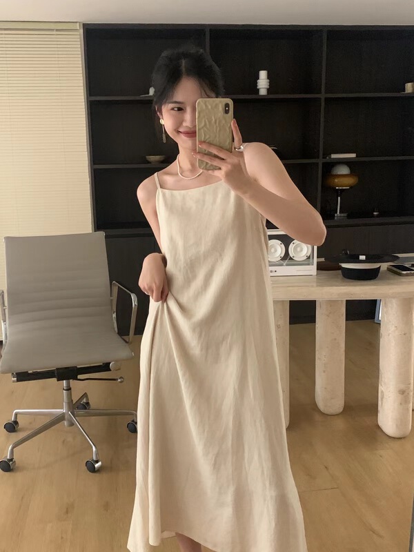 [hi] temperament Korean suspender dress 9781\hjy