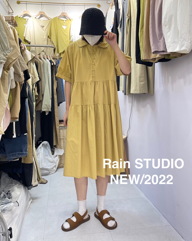 [rain] baby neck loose plain dress 82085\l