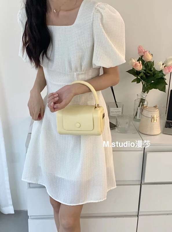 [MSTUDIO MANSA] Korean dress with back bow 015\ll