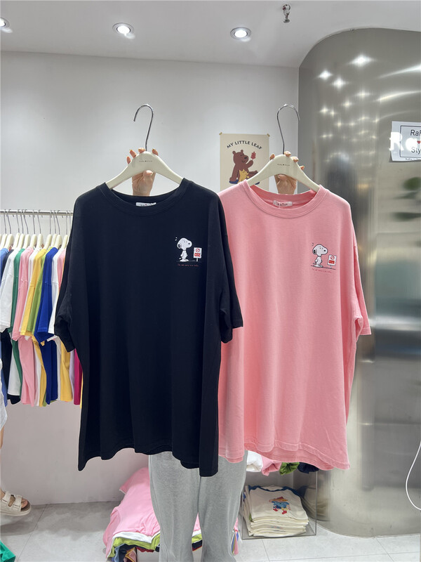 [rara] cute cute cartoon printed loose Pullover short sleeve T-shirt 8776\lsl
