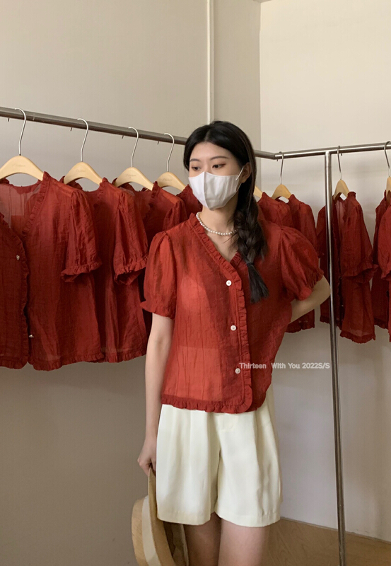 [thirten thirteen] sweet, gentle and versatile shirt 2205\xyy
