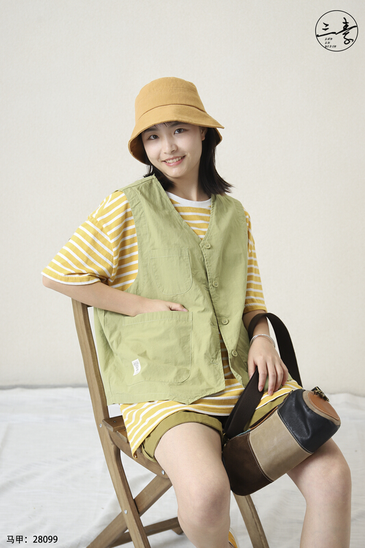 [original three element clothing] simple temperament leisure loose waistcoat 28099