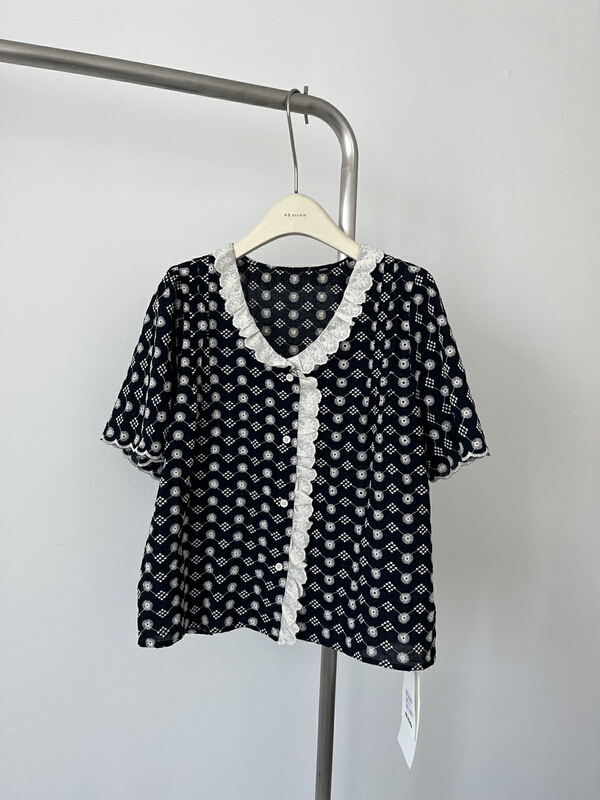 [RS] lattice fashion temperament shirt rs2335\xyy