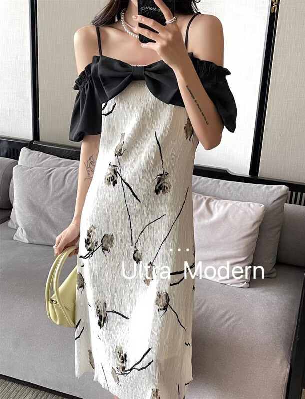 [um micron] elegant suspender dress 88350\hjy