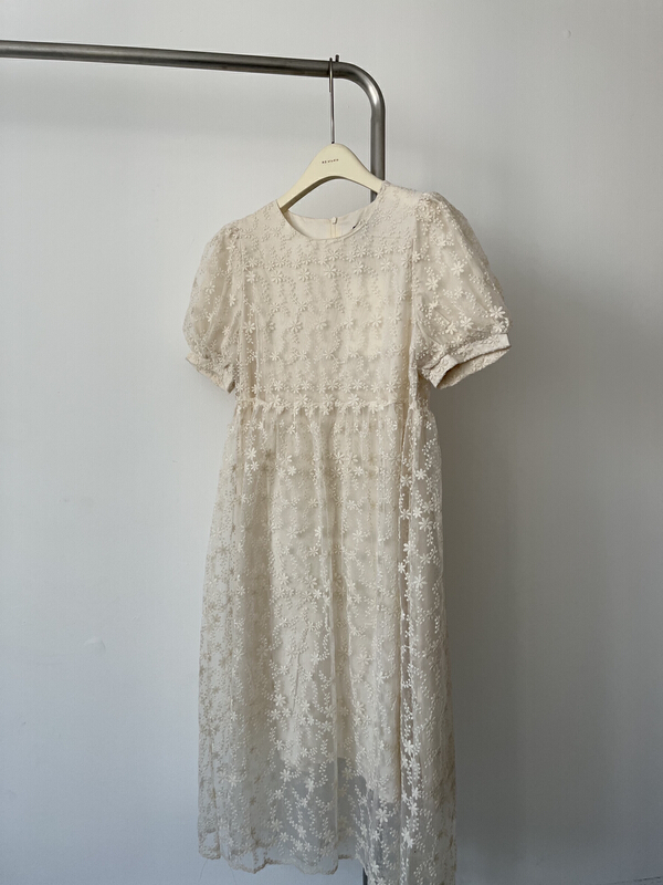 [RS] sweet flower plain dress rs2313\xyy