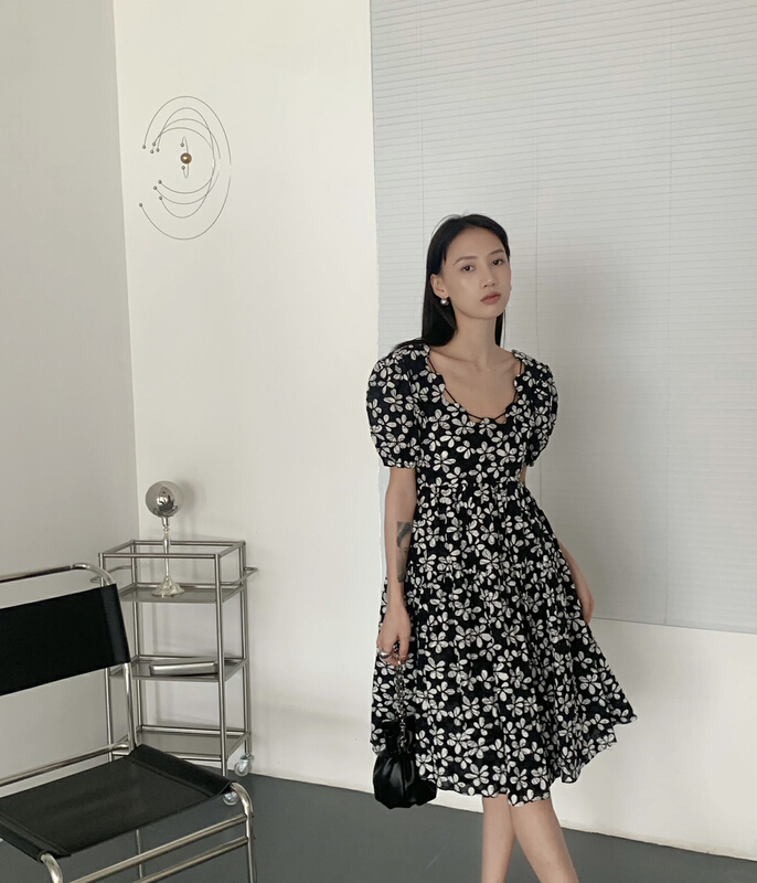 [ICC] Korean design sweet floral dress 8130\pcz