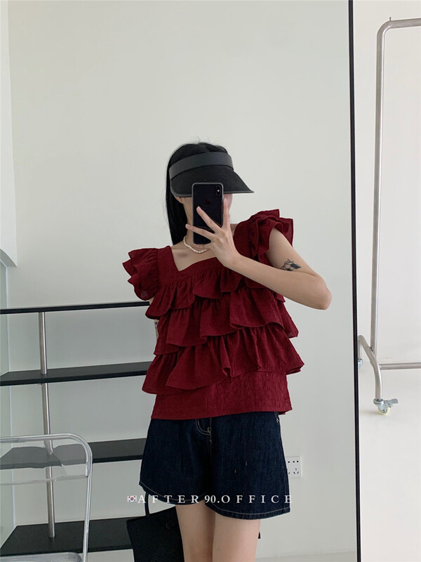 [after.90] minority fashion Korean small shirts (only selling small shirts) 6790\ll