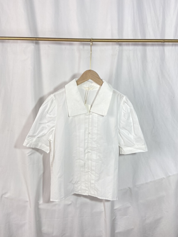 [Yi show shop] Korean simple age reducing shirt 1477\cl