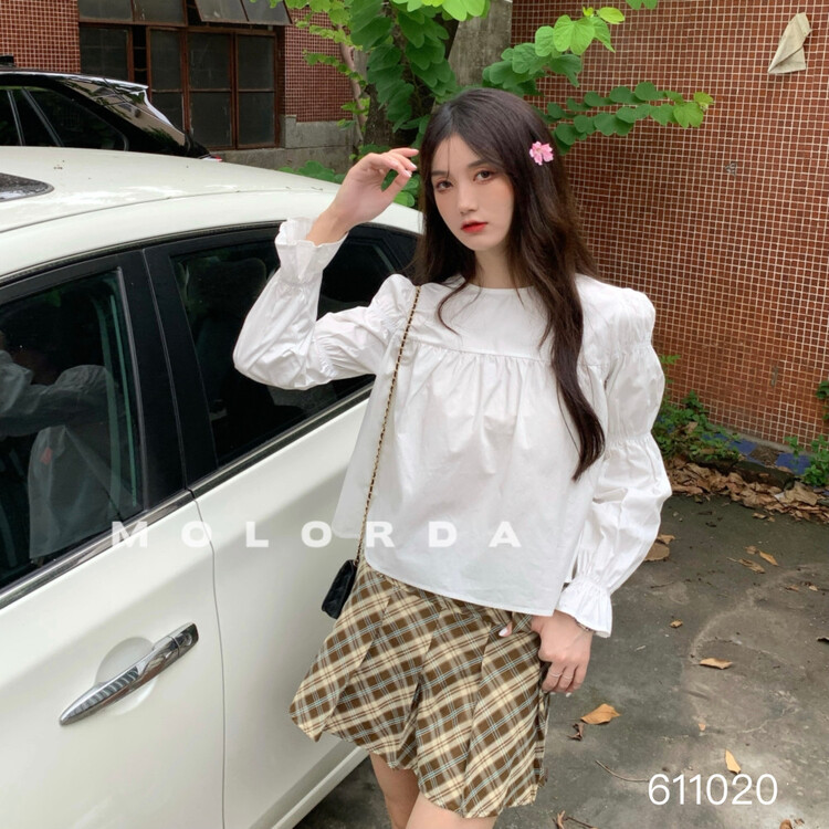 Original price 43.99! [morada] small fresh comfortable aging shirt 611020\xyy