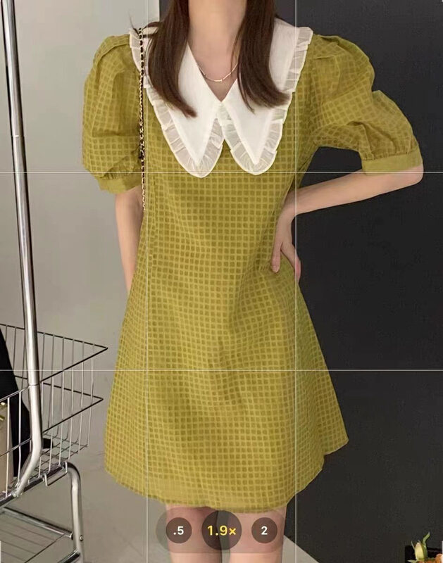 [Zoe Zoe] Korean version baby neck texture dress c773\zjy