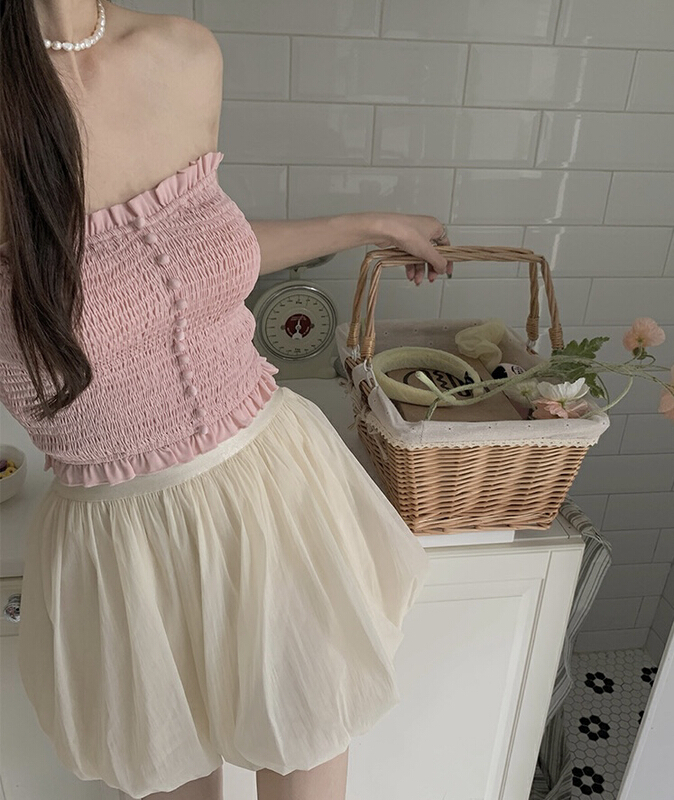 [Amanda] sweet elastic slim fit versatile bra shirt 9617\pcz