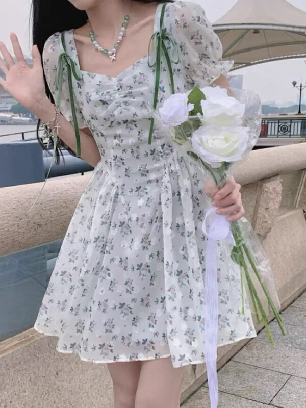 [Kiki studio] sweet jacquard slim dress 6085\hjy
