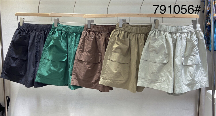 [ninestone nine stones] elastic waist clean comfortable casual shorts 791056\l