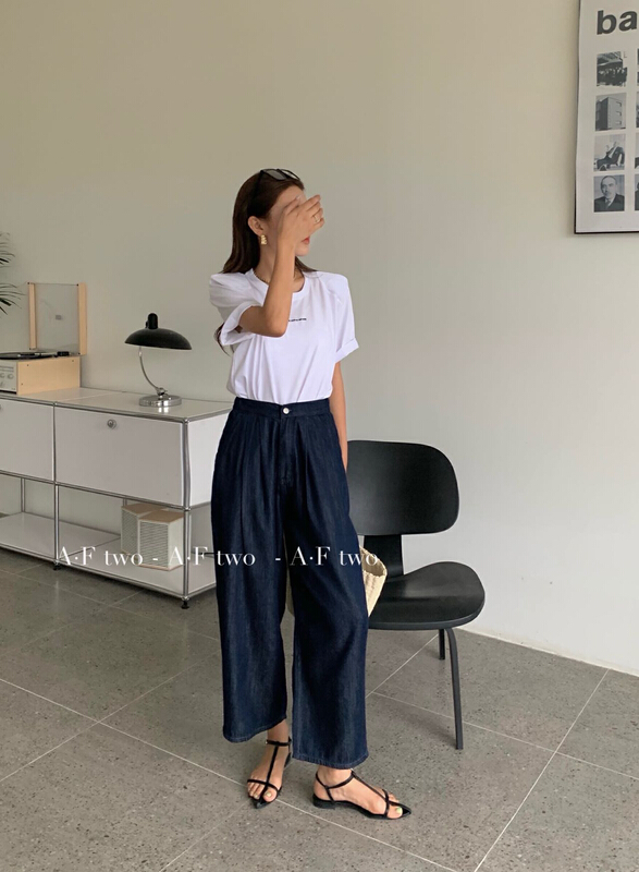 [buyer Yan Xuan Dai Jia'er] loose casual grandma's versatile jeans 81186\cl
