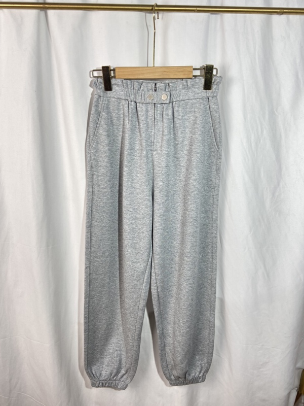 [Yi show shop] elastic waist and slim fashion casual pants 1673\cl