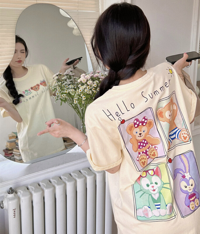 [Shanzhu] Korean Pullover Unisex Casual Short Sleeve T-shirt 297\xyy