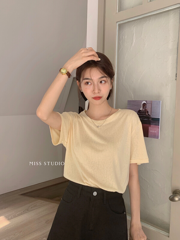 [miss miss home] Korean net version Pullover comfortable shirt y8820