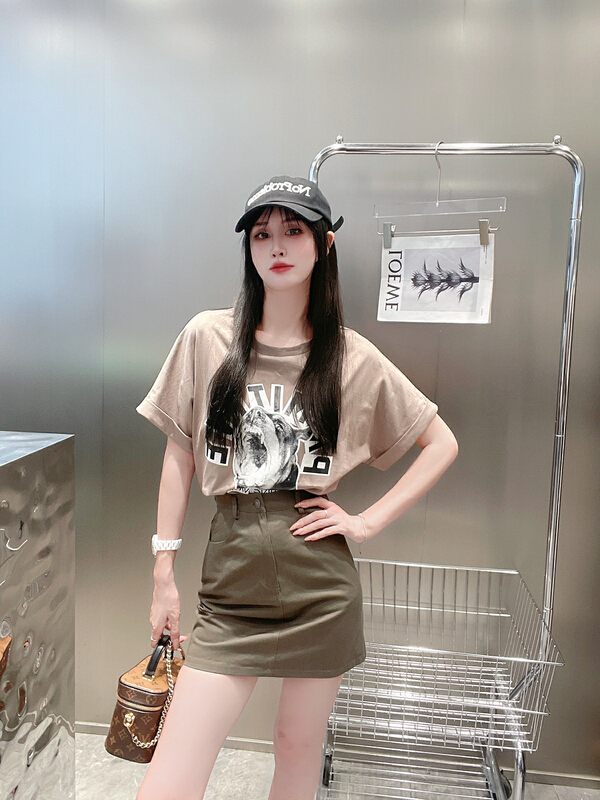 [m&m] Korean design Short Sleeve T-Shirt + skirt set 16496\pcz