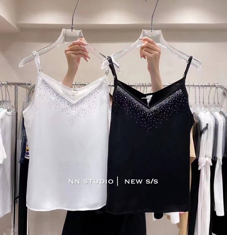 [NN] basic versatile color contrast vest / sling 9678\xyy