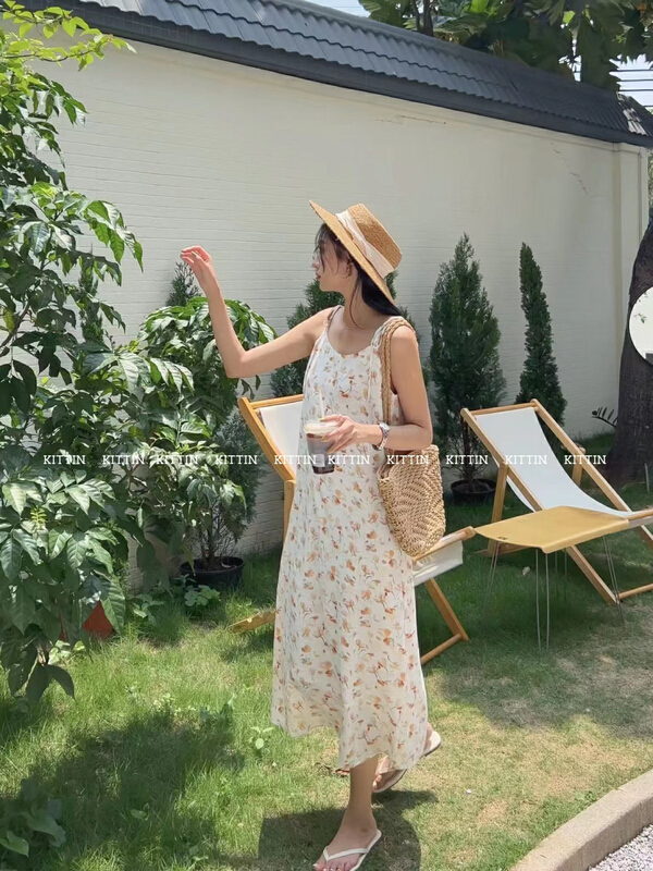 [Kittin] Korean small fresh floral dress dress 567