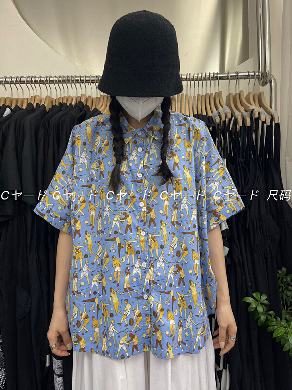 [size] Japanese cartoon character Loose Fit Shirt 3921-153\lsw