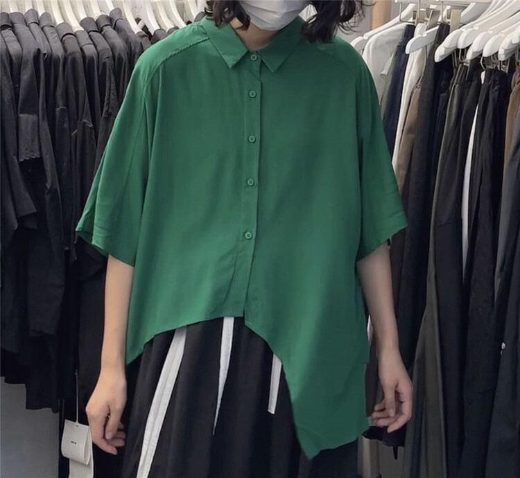 [three and two] loose, irregular and versatile shirt 99115\l