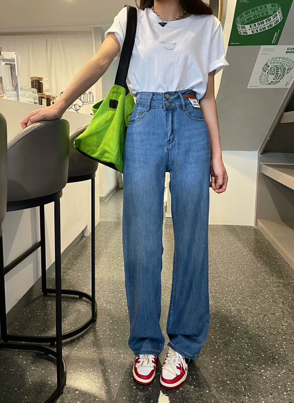 [en Xier] versatile two button mop jeans k2215\l