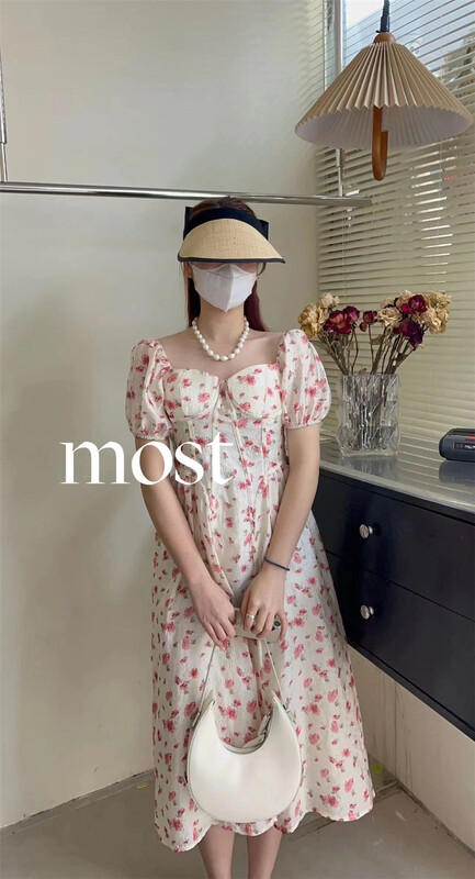 [most] tender floral dress 97182\zjy