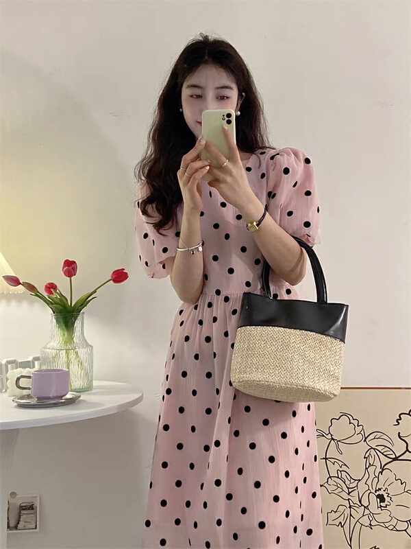 [Daidai] Polian soft waxy little fresh dress 4911\hbx