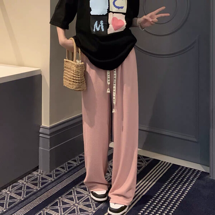 In early summer! [Ziyi family] simple and versatile western style relaxed pants ys1-216\wtt
