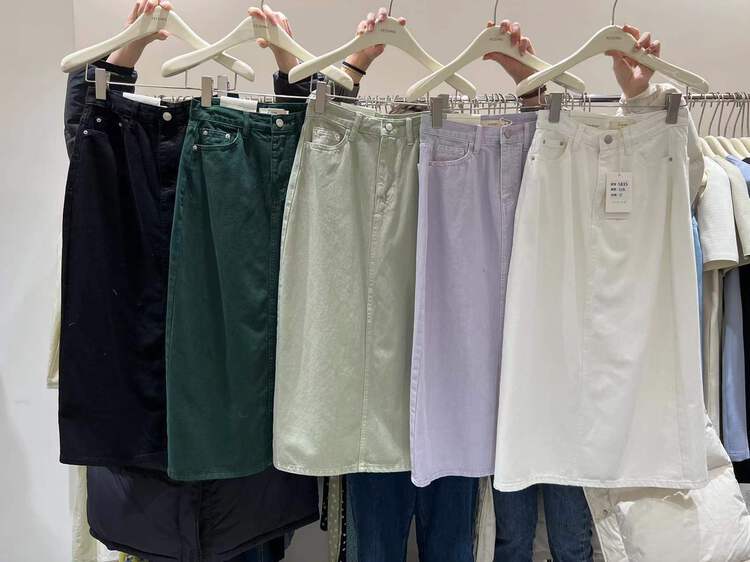 [feeding] Korean versatile casual denim skirt ys2-5835\cqw