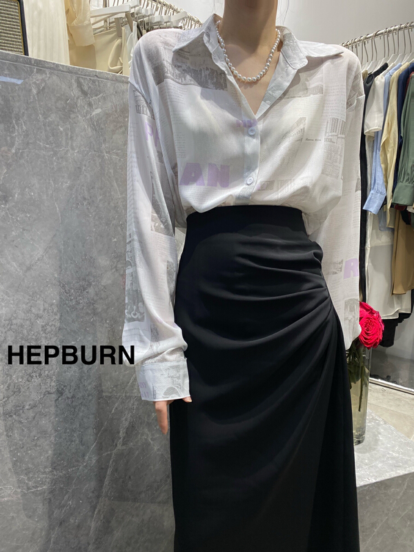 [Hepburn] stylish and versatile sunscreen shirt 3860\l