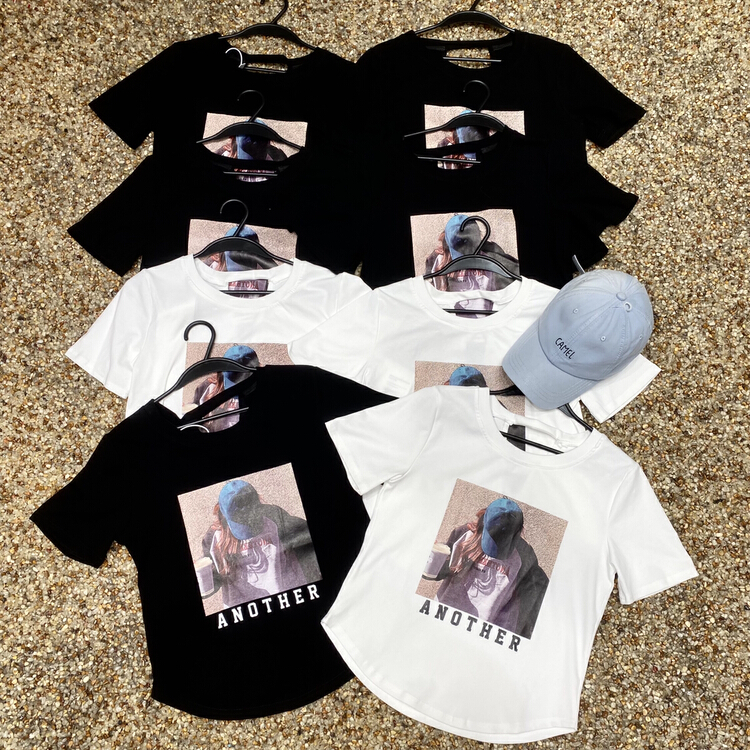 [ycnana] Korean casual printed letter short sleeve T-shirt 98180\lsw
