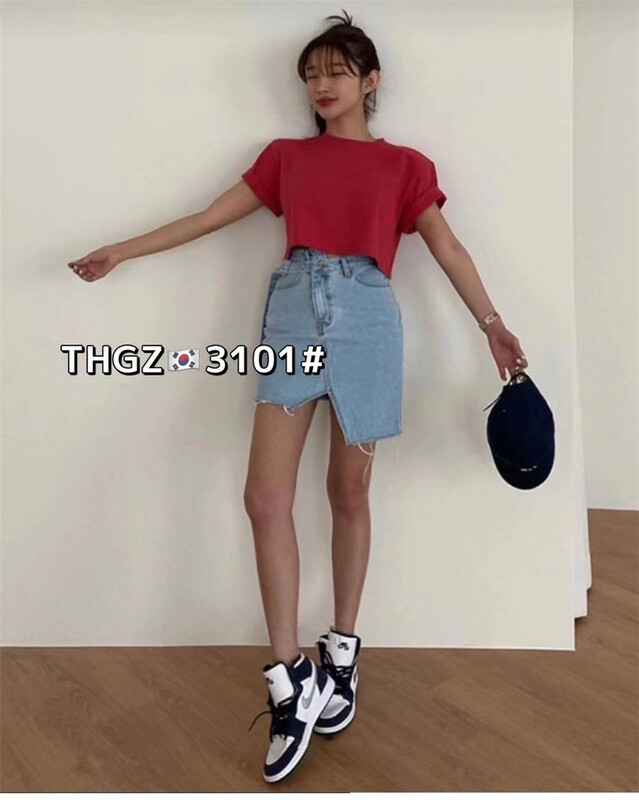 [thgz] high waist lady skirt 3101-5\ll