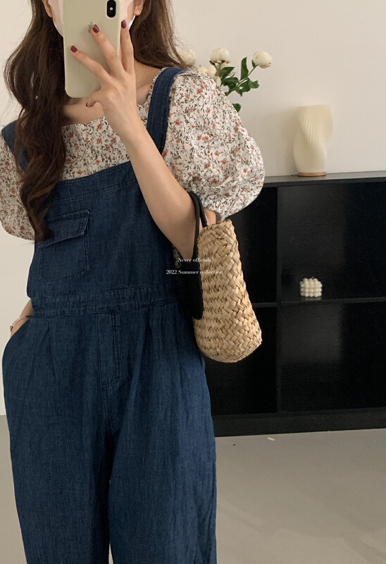 [jin.c] floral short sleeve versatile shirt z9127\xyy