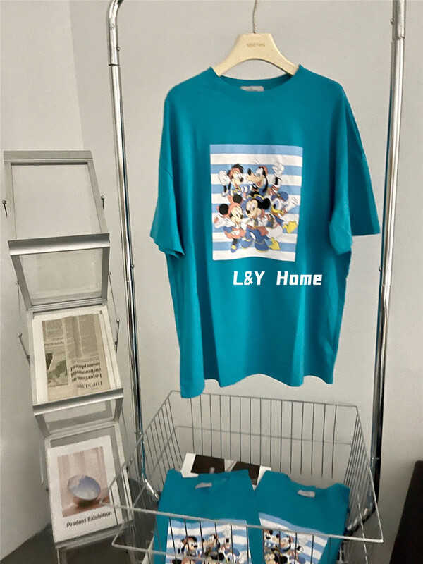 [new time /l&y home] Unisex casual Mickey print short sleeve T-shirt 1188\xyy