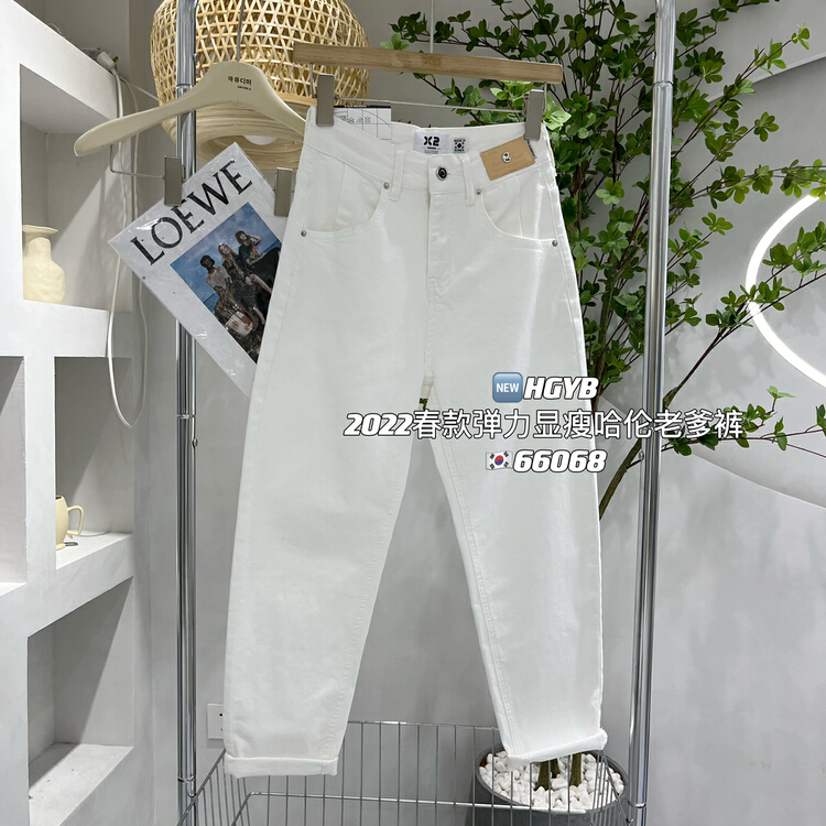 [Korean original standard x2] versatile slim Harlan straight jeans 66068-2\wtt