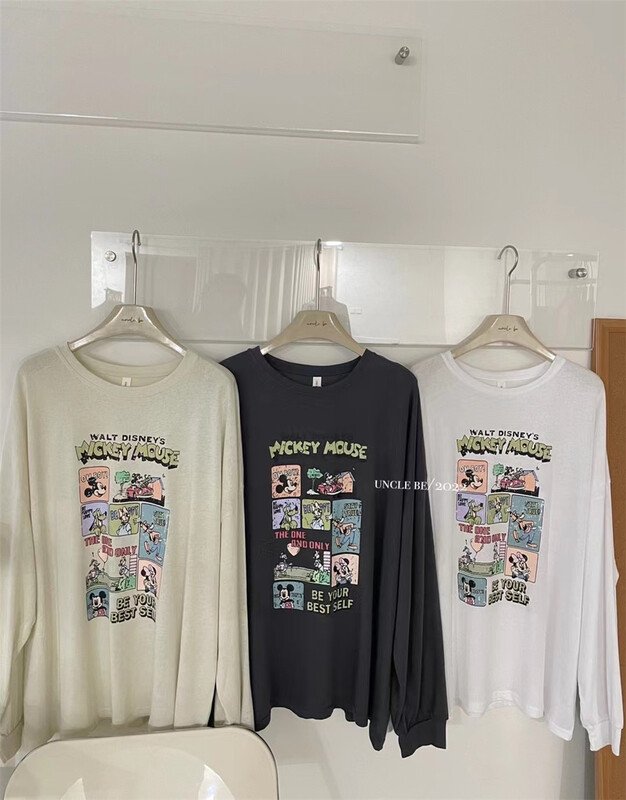 [UNC be] Unisex casual Disney six palace loose sun shirt 3093\xyy