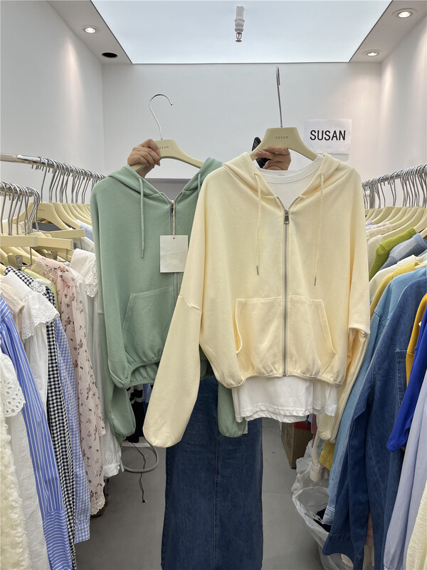 New year in early spring! 【 Susan 】 hooded simple loose short coat (excluding inner layer) 91097-2\lsw