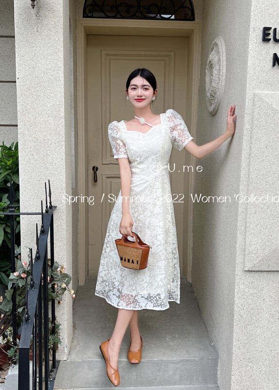 [u.me] Han Shu high waist dress 37030\hjy