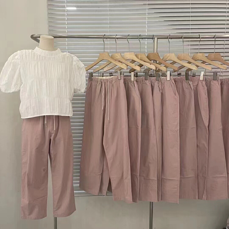 【 Susan 】 Korean loose and slim casual pants 18779\lsw