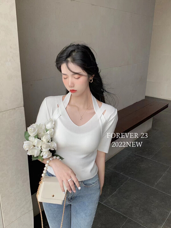 New year in early spring! [forever23] Korean little sister Chunyu sweater q2202\hjy