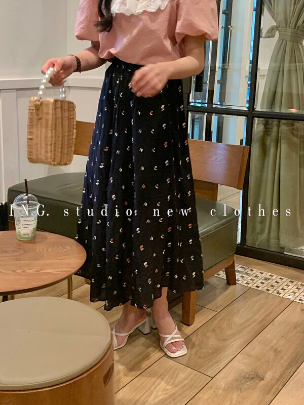[ing] fashion medium length versatile skirt ing-7825\hbx