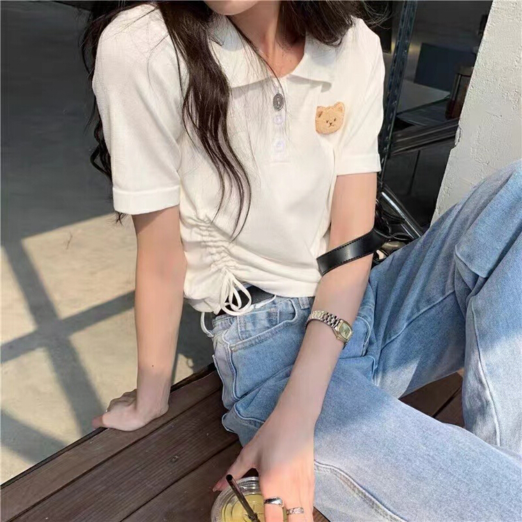 [HH &miss Lai] slim and comfortable Korean polo shirt 129\l
