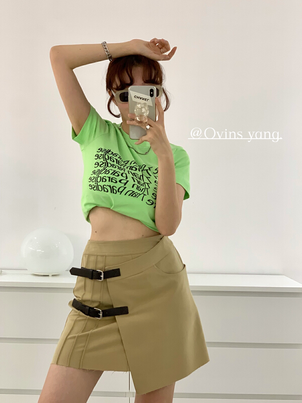 [ovinsyang] pleated Pipan short skirt and skirt 8780